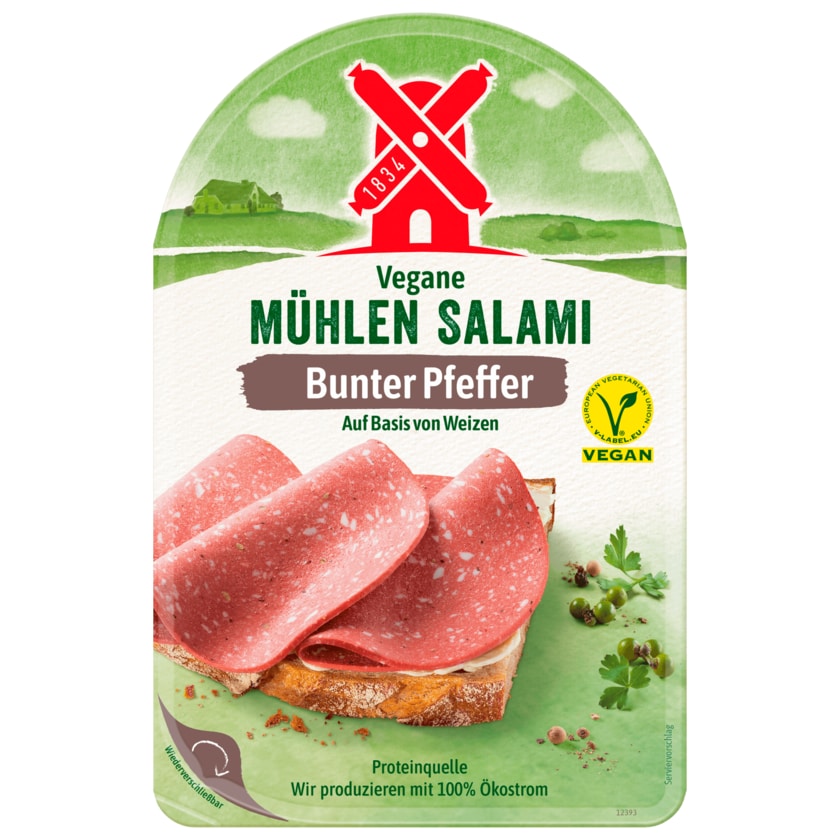 Rügenwalder Mühle Vegane Salami Bunter Pfeffer 80g